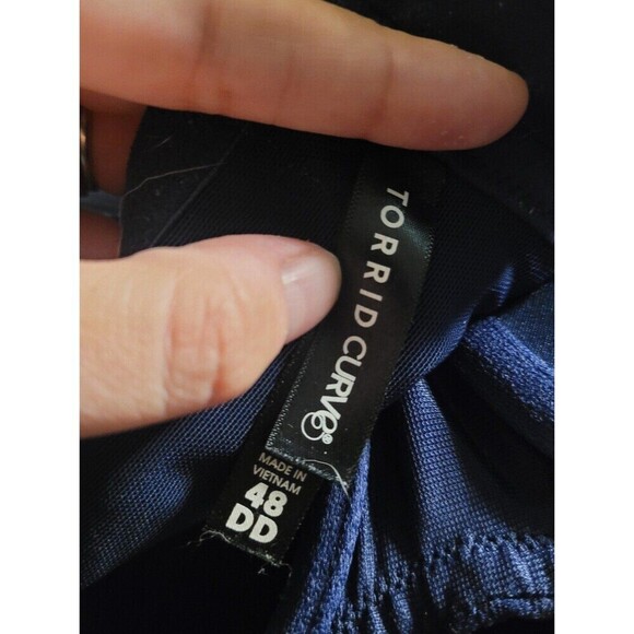 Torrid Curve Lace 360° Back Smoothing Lightly Lined Full Coverage Balconette Bra - Picture 8 of 8